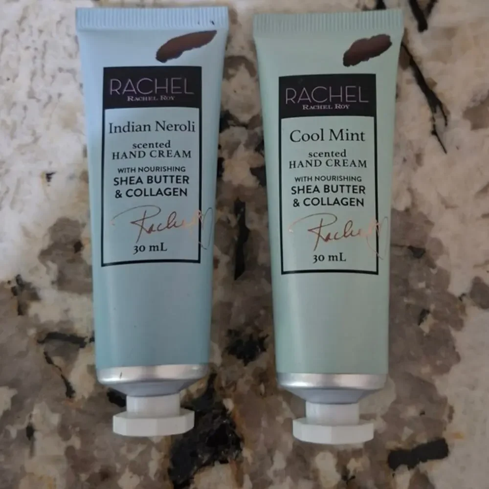 Rachel Roy Hand Cream x2 30ml ea Indian Neroli & Cool Mint New
